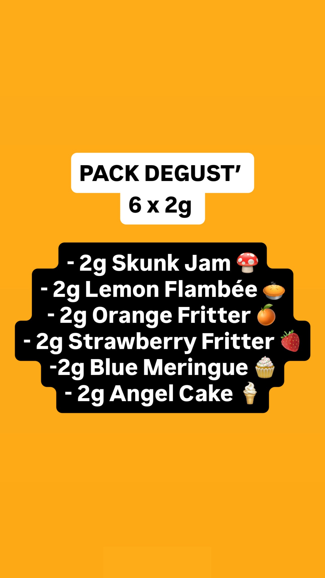 Pack Dégust’ - 6 x 2g - Fleurs Françaises 🇫🇷