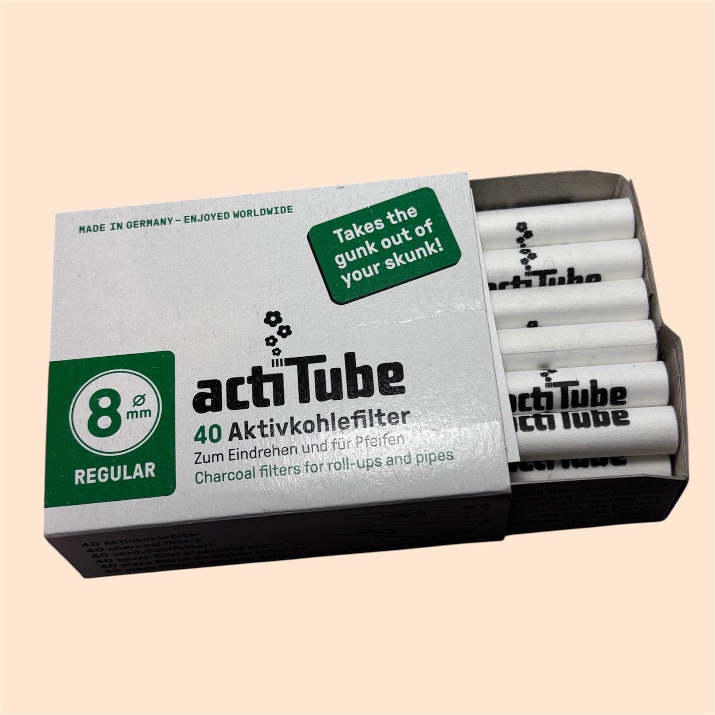 Filtres à charbon - Acti Tube 8mm