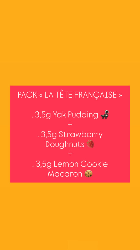 Pack Indoor La Tête Française - 3 x 3,5g