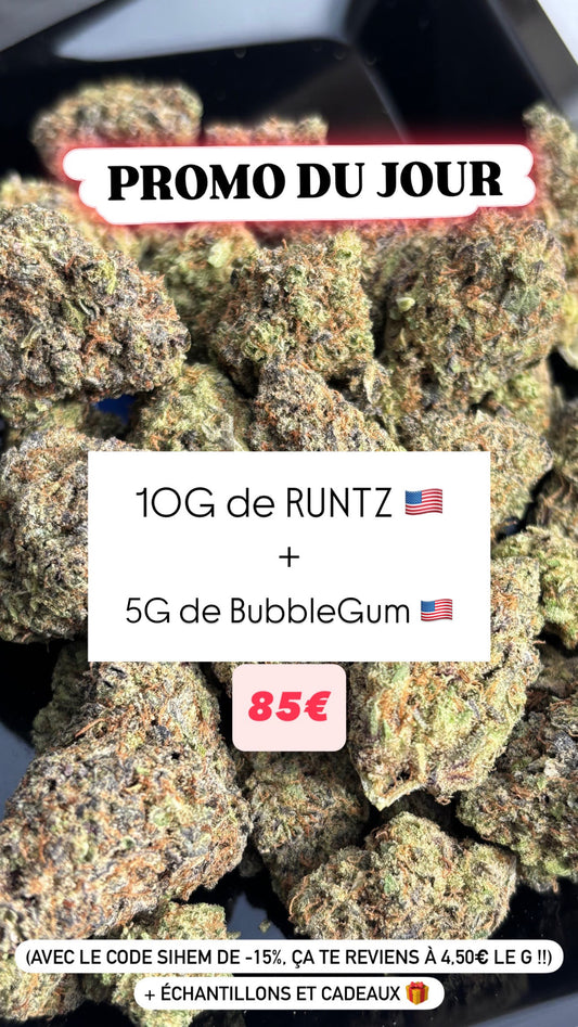 10g Runtz 🇺🇸 + 5g BubbleGum 🇺🇸