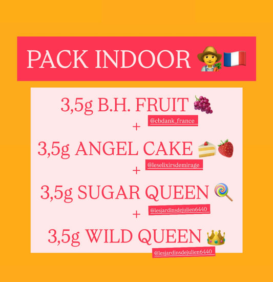 PACK INDOOR 🇫🇷 - 4 x 3,5g