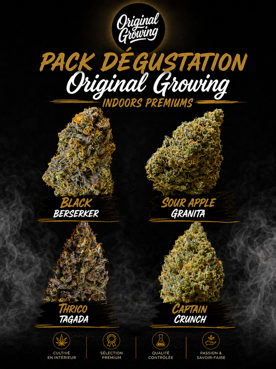 PACK DÉCOUVERTE - ORIGINAL GROWING - INDOOR PREMIUM 🏆🇫🇷